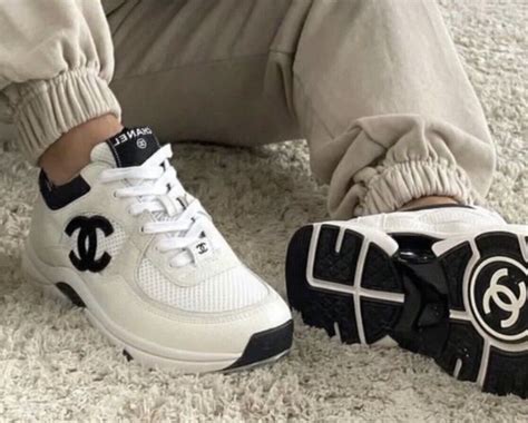 chanel sneakers on feet|Chanel sneaker price.